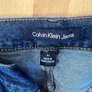 Calvin Klein Dark Blue High Rise Skinny Jeans